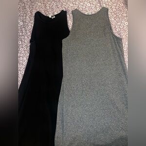 H&M 1 Black and 1 Gray Women's mini Dresses